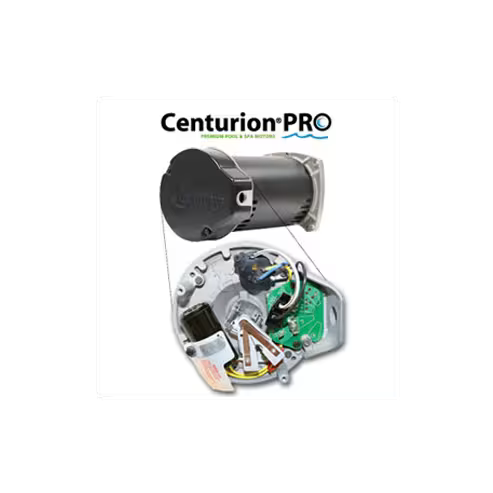 Century Centurion Pro Pool Pump Motor, Square Flange, 1HP 115/230V 48Y