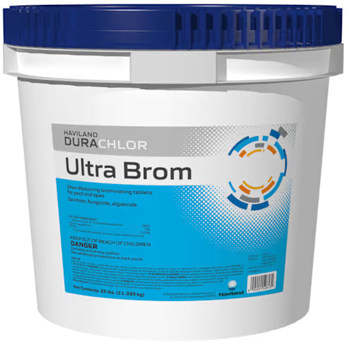 Durachlor Ultra Brom 1" Bromine Tablets 25 lb Pail