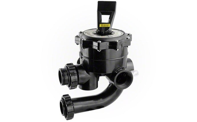 HAYWARD 2" Black Multiport Valve for DE Filter