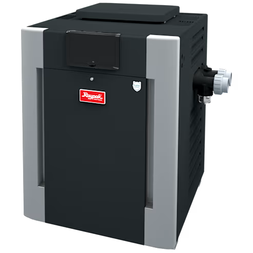 Raypak P-R206A-EN-X #51 Digital Natural Gas Heater, 180K BTU, Cupro-Nickel Exchanger, 200 lbs, ProTek Shield Module